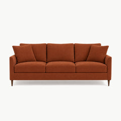 Josie Sofa in Mythic Rust - studio front view - Stylus - Whats New Furniture Portland OR