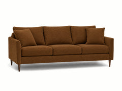Josie Sofa in Nexus Toffee - studio three-quarter view - Stylus - Whats New Furniture Portland OR