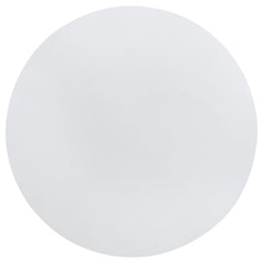 Judd 54-inch Round Dining Wood Table with Shelf Pearl White - What&