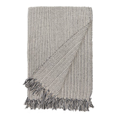 Julian Oversized Throw in Charcoal, studio view - Whats New Furniture Portland