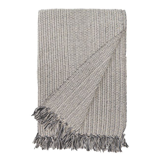 Julian Oversized Throw in Charcoal, studio view - Whats New Furniture Portland