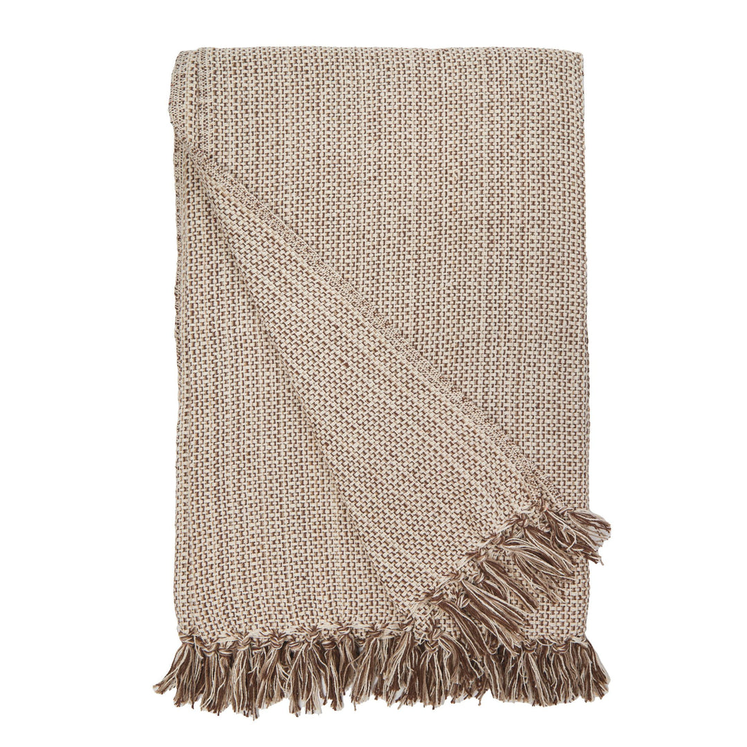 Julian Oversized Throw in Walnut, studio view - Whats New Furniture Portland