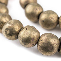 Jumbo Brass Decor Beads in Brass detail view - decor beads - Whats New Furniture Portland OR