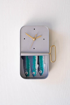 Anchovy Tin Clock