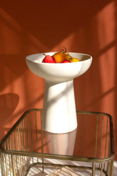 Ceramic Compote / Tall by Kalalou - alternate product view 4