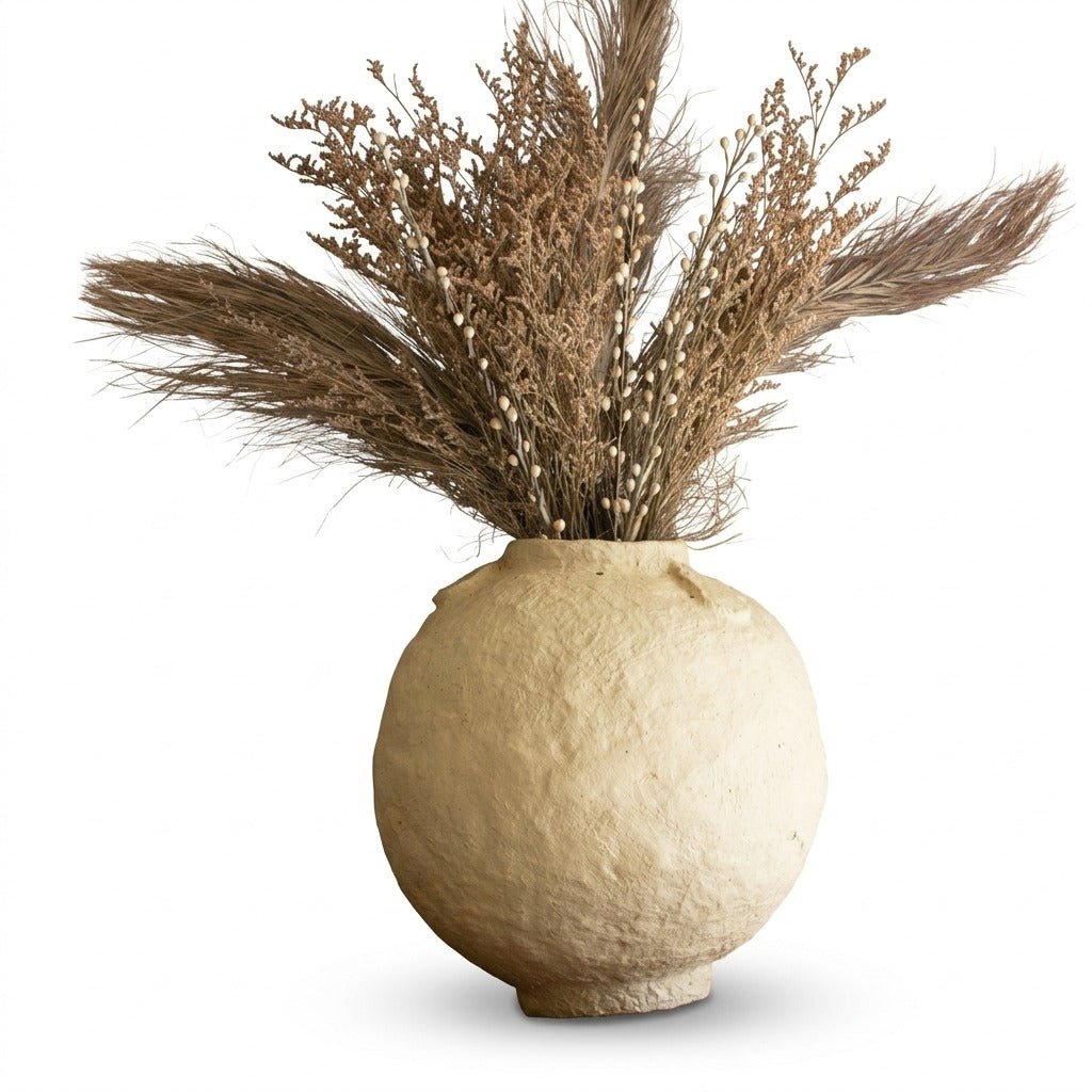 Paper Mache Urn - Studio Front - What's New Furniture Portland Oregon