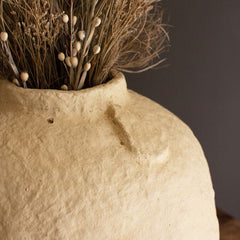 Paper Mache Urn - What&