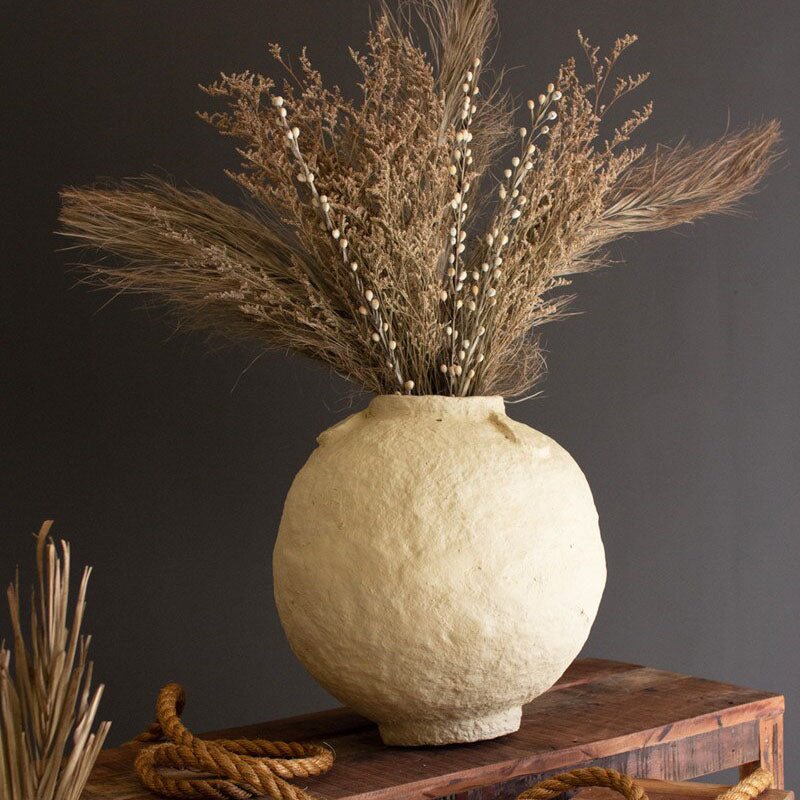 Paper Mache Urn - Whats New Furniture - Portland, Oregon