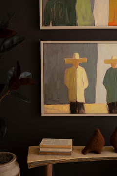 Set of 2 Framed Men and Women in Hats Paintings by Kalalou - alternate product - Whats New Furniture Portland OR (2) (3) (5)