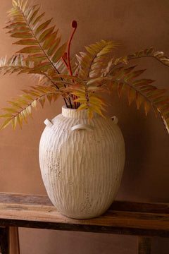 Stone Composite Urn with Four Handles by Kalalou - alternate product view 2