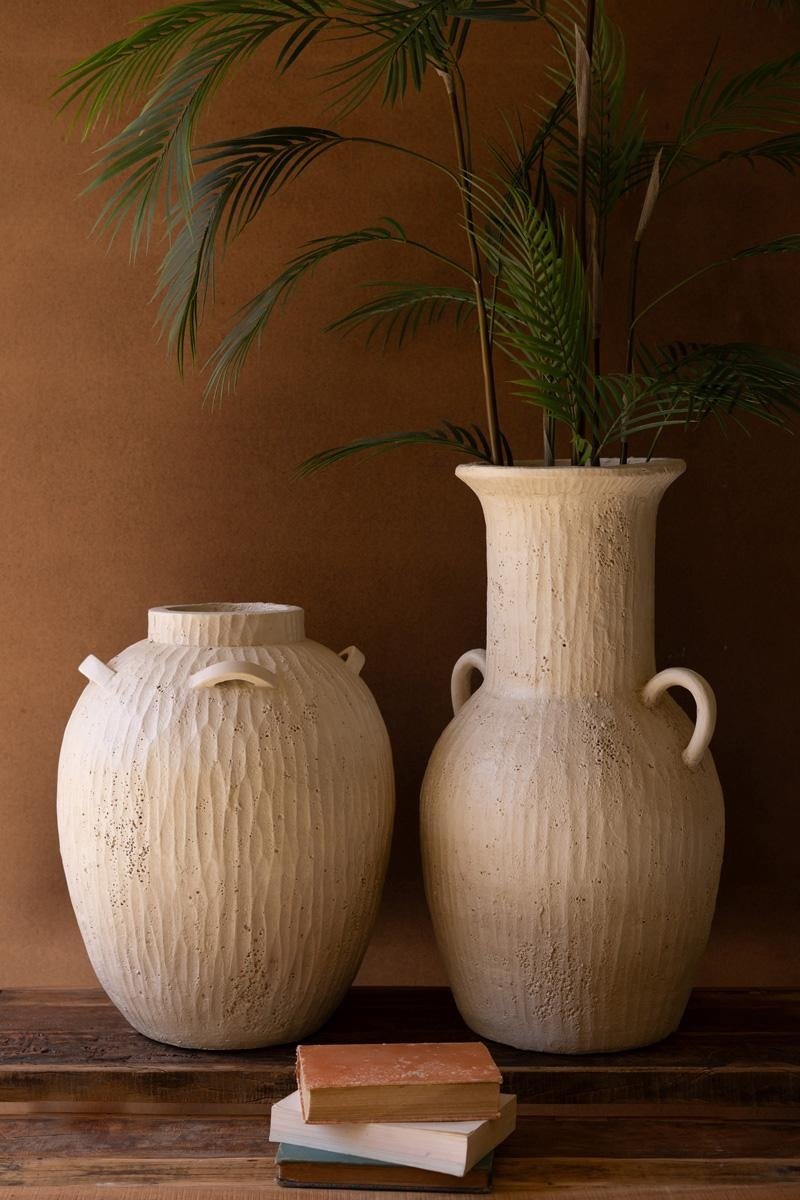 Stone Composite Urn with Four Handles by Kalalou - alternate product view 3
