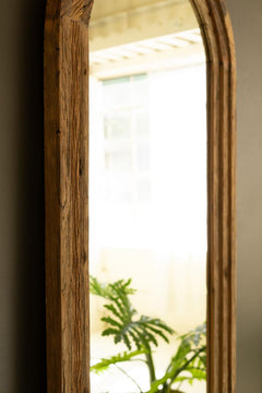 Arched Top Recycled Framed Floor Mirror — view 3