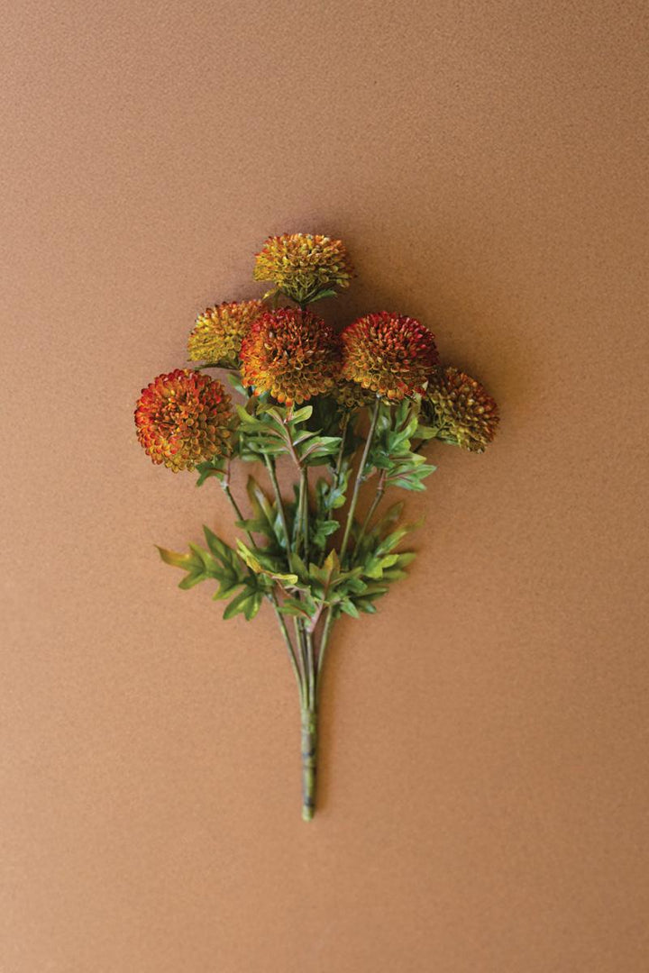 Bundle of 7 Faux Auburn Ball Dahlias — What's New Furniture Portland