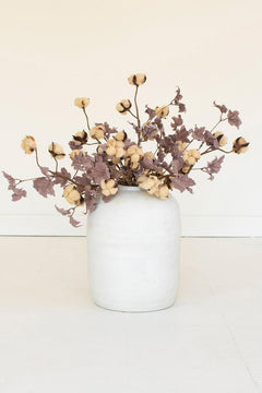 Faux Cotton Stem, 25-Inch Stem — What&