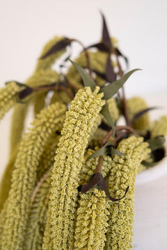 Faux Green Hanging Amaranthus, 43-Inch Stem — view 3