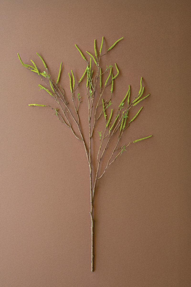 Faux Green Willow Flowers Spray — What's New Furniture Portland