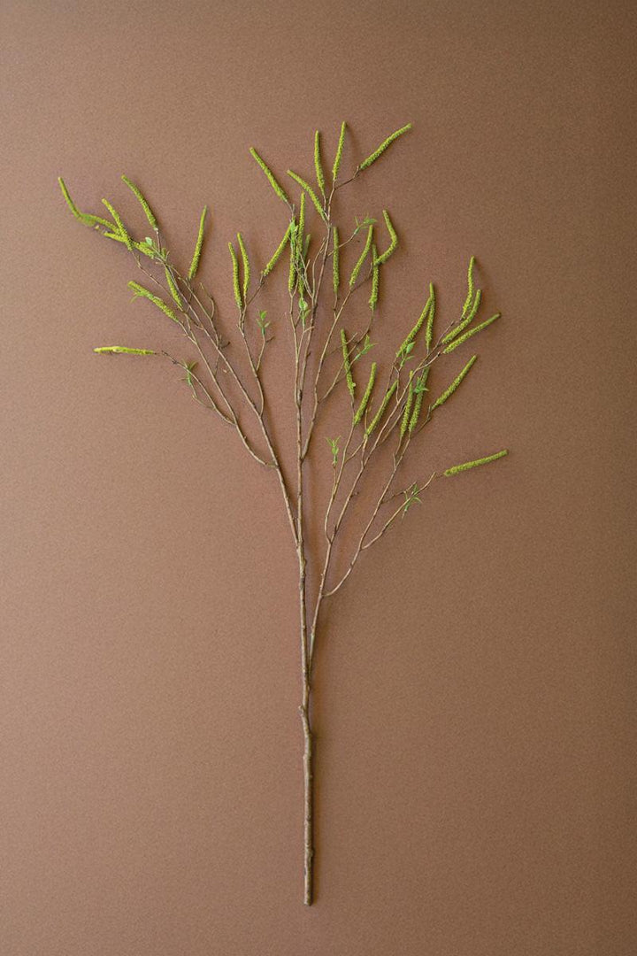 Faux Green Willow Flowers Spray — What's New Furniture Portland