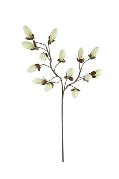 Faux Magnolia Branches with Buds, 38-Inch Stem — view 4
