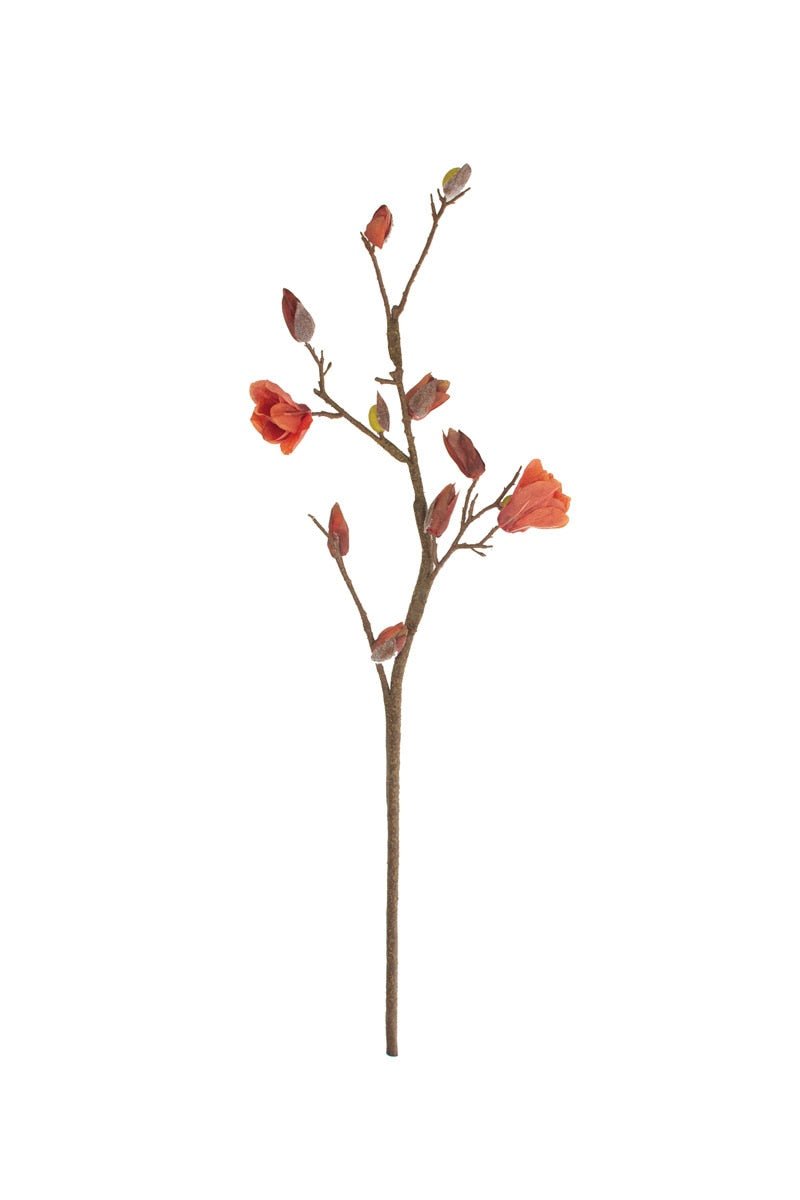 Faux Magnolia Stems, 28-Inch Stem — view 2