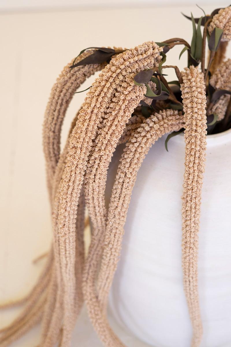 Faux Natural Hanging Amaranthus, 42.5-Inch Stem — view 3