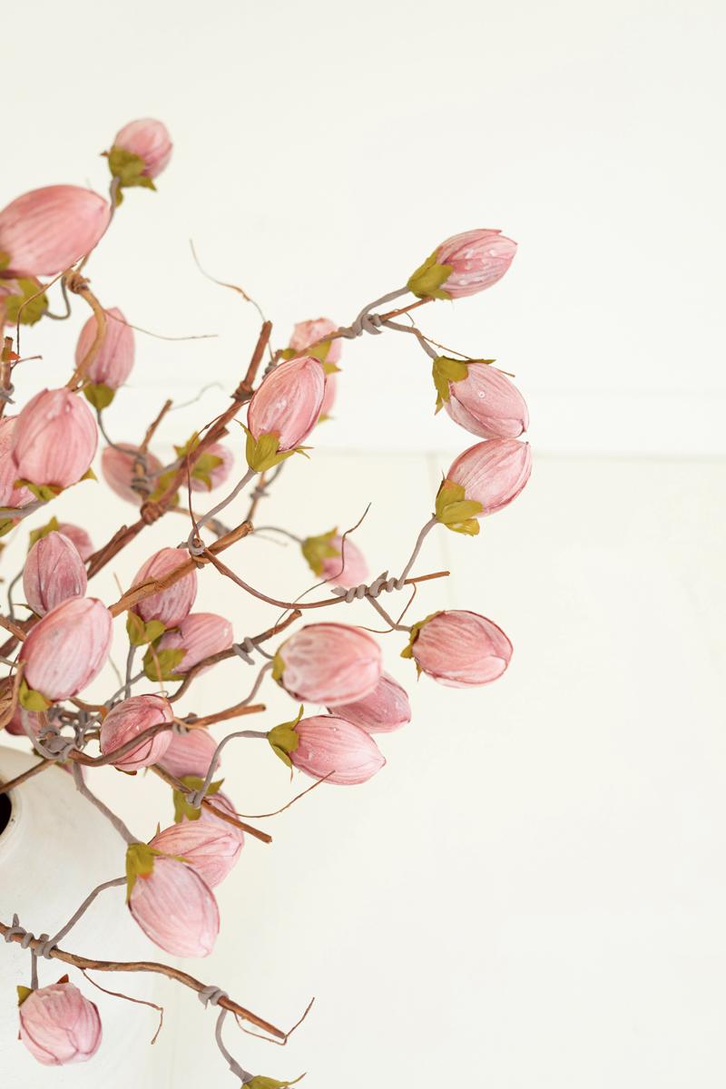 Faux Pink Bulbs, 36-Inch Stem — view 3
