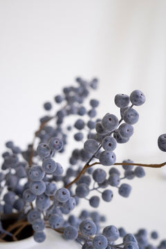 Faux Plum Berry Branch, 29-Inch Stem — view 3