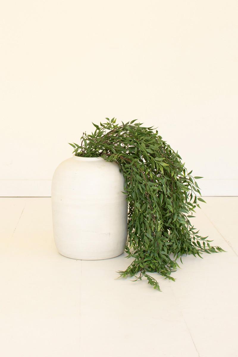 Faux Trailing Green Leaf Spray, 54-Inch Stem — view 2