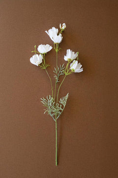 Faux White Cosmos Spray — What&