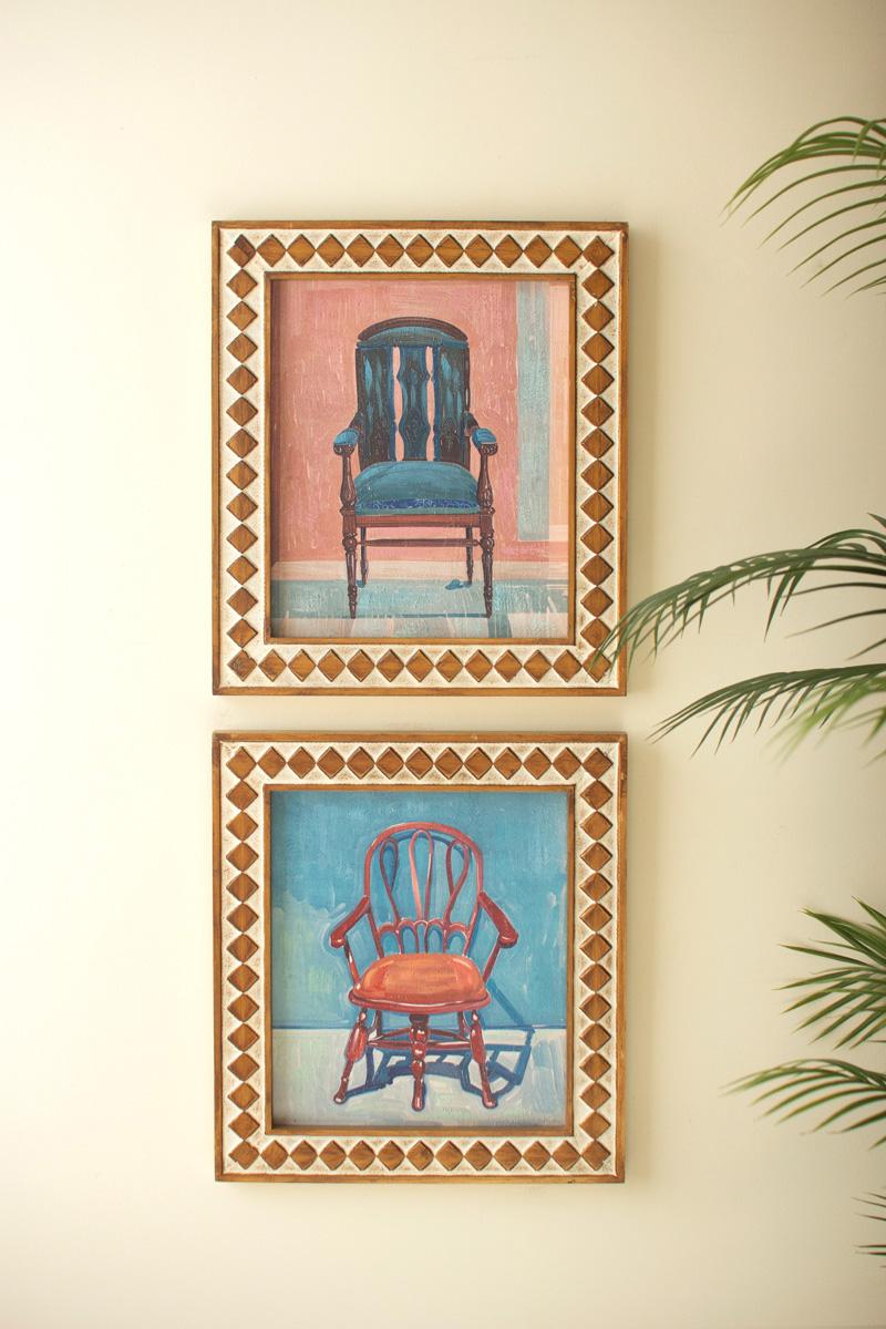 Framed Chair Painting — What's New Furniture Portland