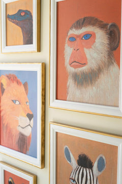 Framed Monkey Print — view 3