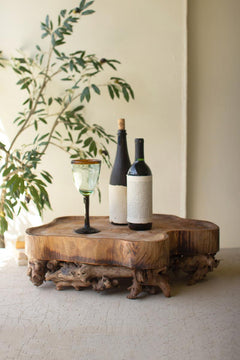 Mulberry Root and Willow Wood Serving Tray — What&