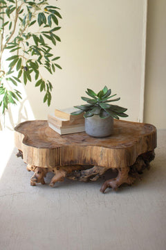 Mulberry Root and Willow Wood Serving Tray — view 2