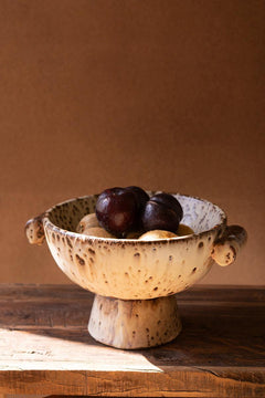 Rustic Ceramic Compote — What&
