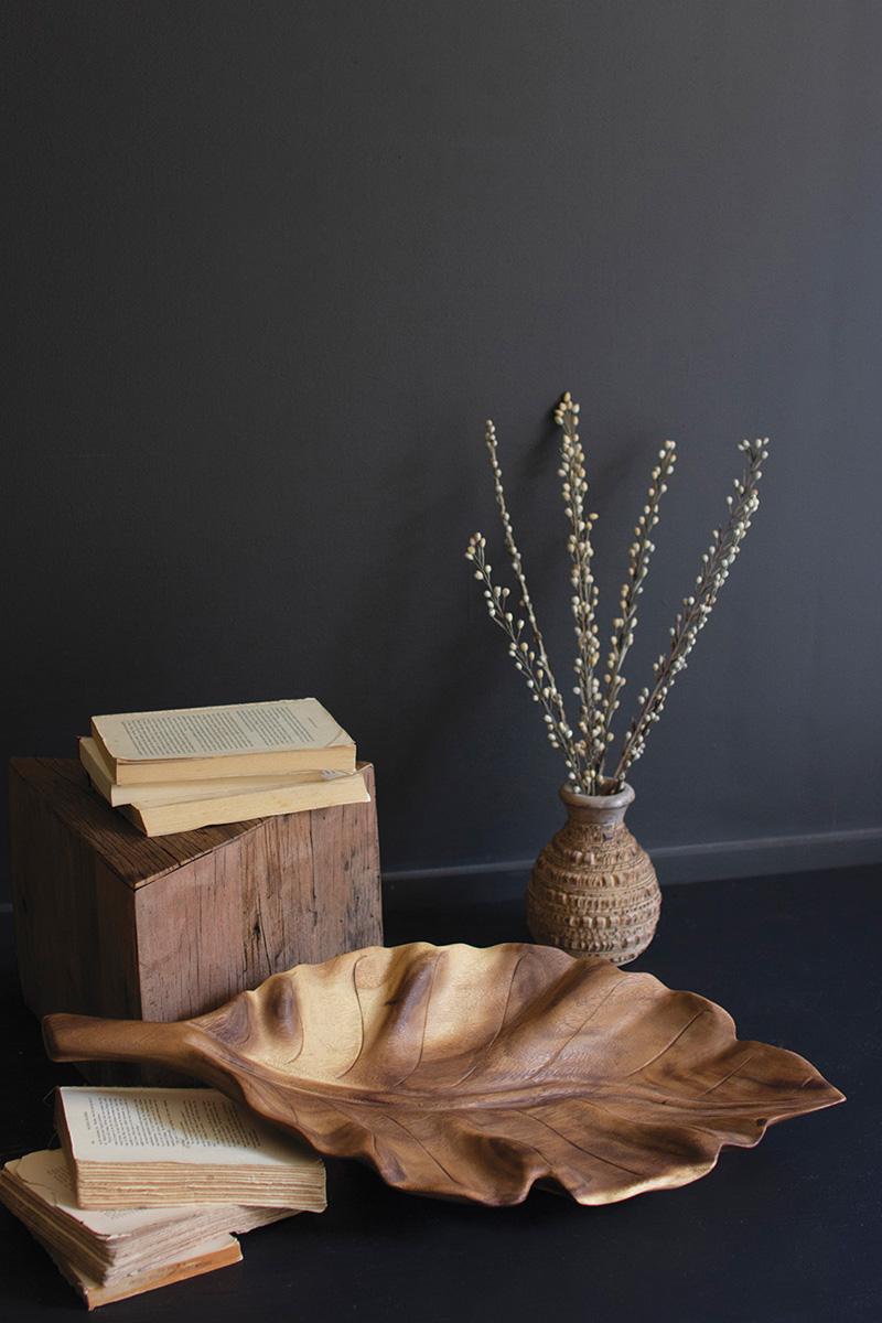 Teakwood Leaf Tray — What's New Furniture Portland