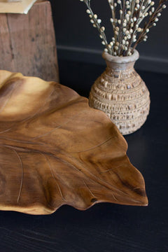 Teakwood Leaf Tray — view 2