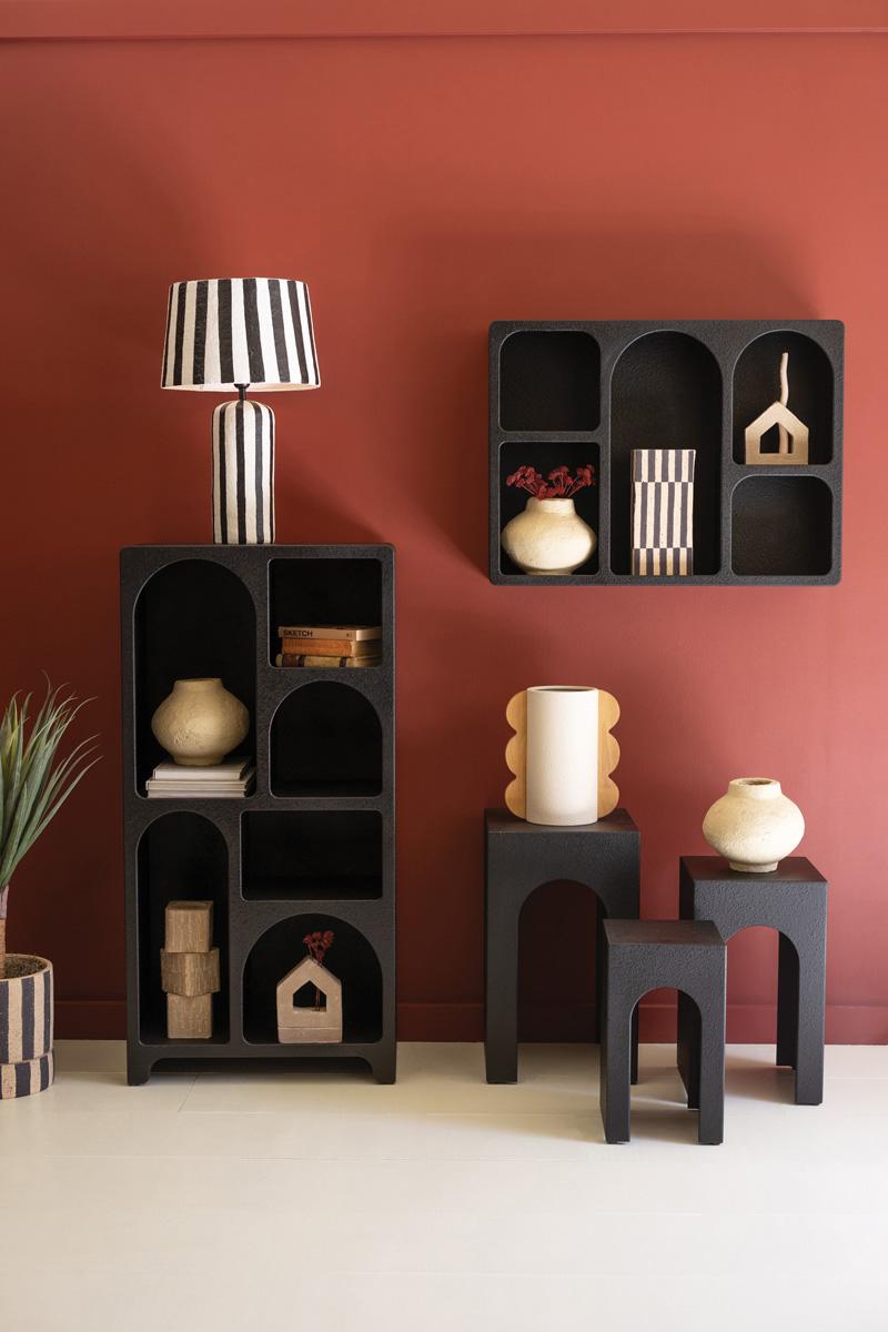 Textured Black Wall Cubbie — view 3