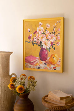 Yellow Framed Still-Life Painting — view 4