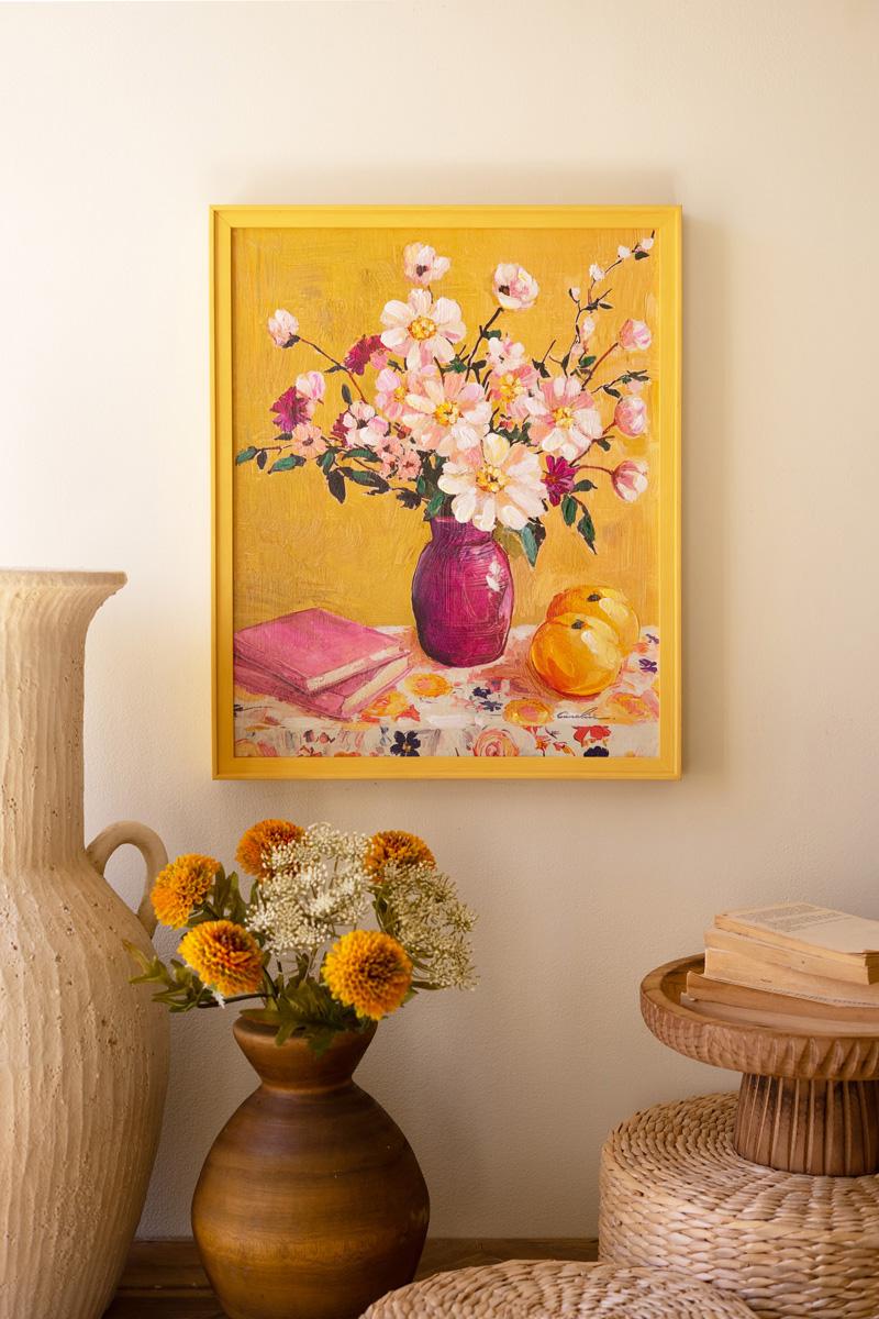 Yellow Framed Still-Life Painting — What's New Furniture Portland