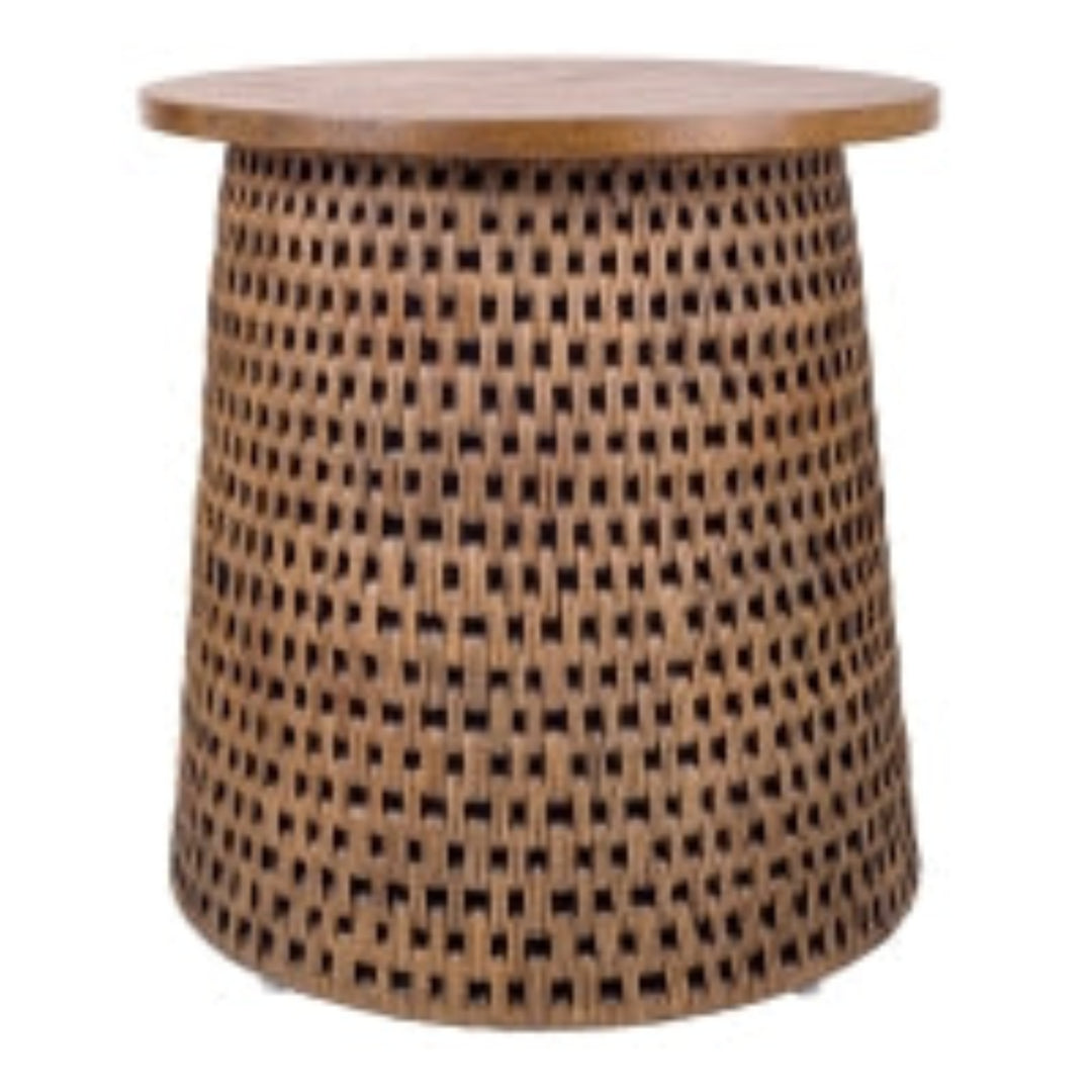 Kamari Rattan Side Table - Whats New Furniture - Portland, Oregon