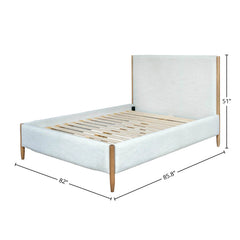 Kamelia King Bed Frame detail view 12 - Whats New Furniture - Portland, Oregon