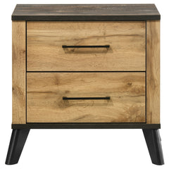 Kaywood 2-drawer Nightstand Bedside Table Natural Pine - What&