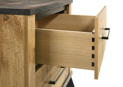 Kaywood 2-drawer Nightstand Bedside Table Natural Pine - What&