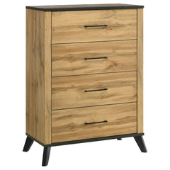 Kaywood 4-drawer Bedroom Chest of Drawers Natural Pine - What&