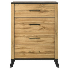 Kaywood 4-drawer Bedroom Chest of Drawers Natural Pine - What&