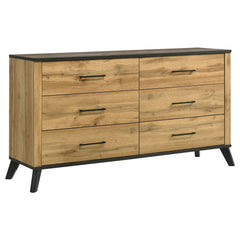 Kaywood 6-drawer Dresser Cabinet Natural Pine - What&