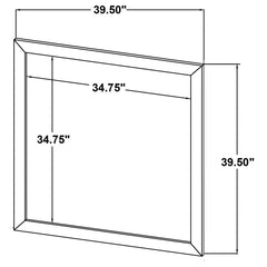 Kaywood Dresser Mirror Natural Pine - What&