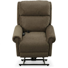 Kearney Power Lift Recliner by Stanton in Polo Club Java — Oregon-made studio product photo — What&