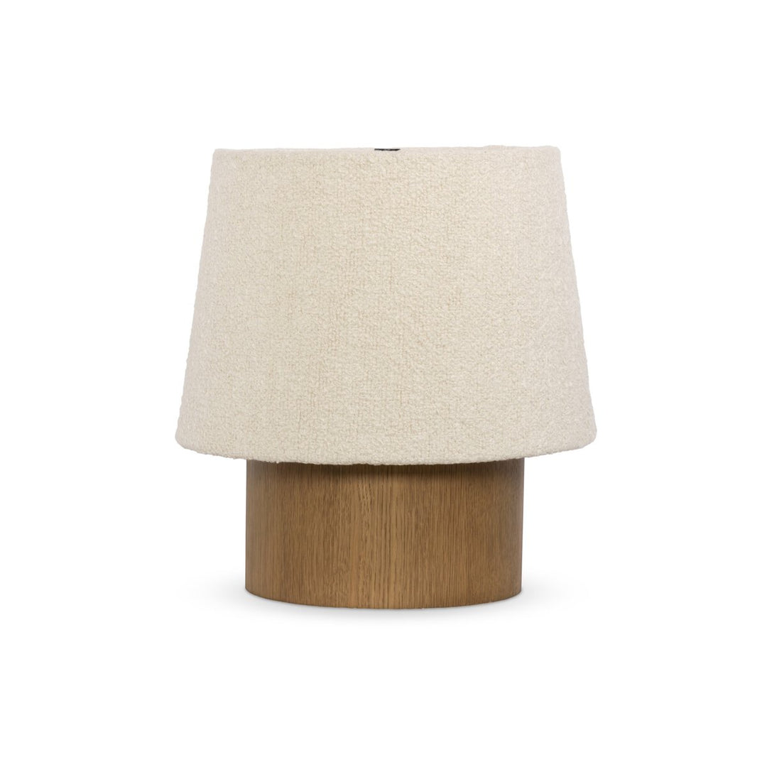 Kenoa Table Lamp Light Smoked Oak - Table Lamp by Four Hands - What&