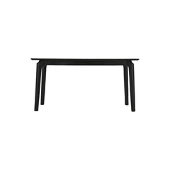 Kenzo Dining Table in Black mango wood ebonized finish detail - dining table by LH Imports - Whats New Furniture Portland OR