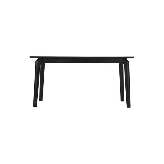 Kenzo Dining Table in Black mango wood ebonized finish detail - dining table by LH Imports - Whats New Furniture Portland OR